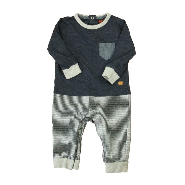 7 for All Mankind Blue | Gray Long Sleeve Outfit 6-9 Months 