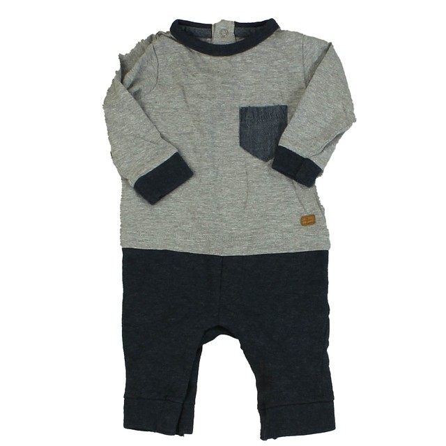 7 for all Mankind Blue | Grey Long Sleeve Outfit 0-3 Months 