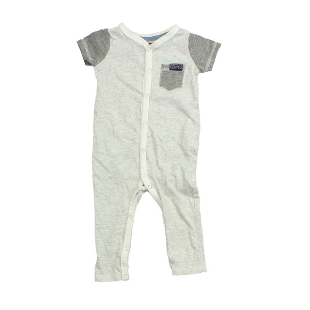 7 for all Mankind Grey Romper 12 Months 