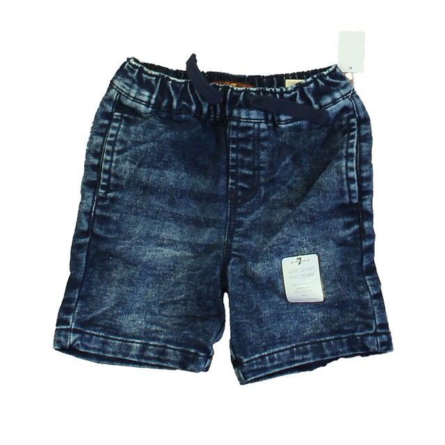 7 For All Mankind Blue Jean Shorts 18 Months 
