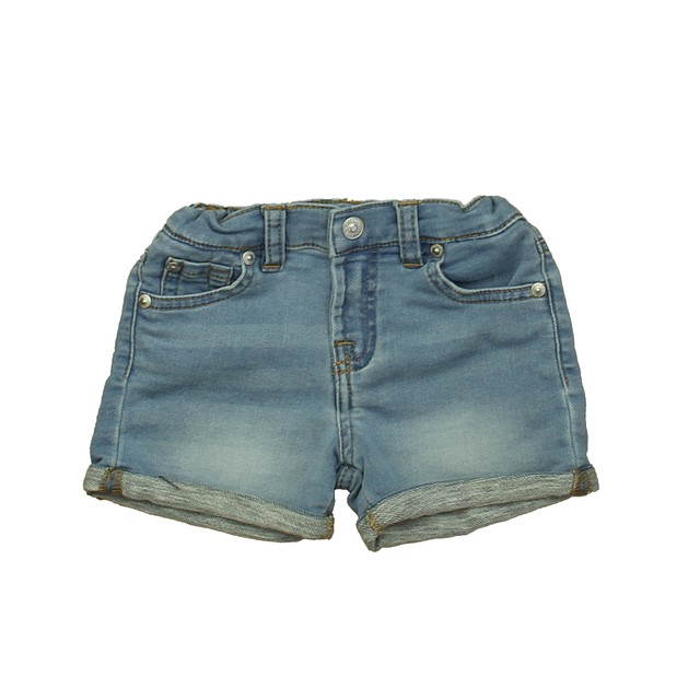 7 for all Mankind Blue Jean Shorts 2T 