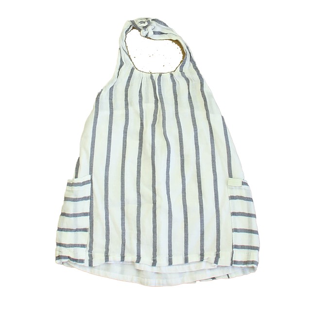 7 for all Mankind White | Blue Stripe Dress 3-6 Months 
