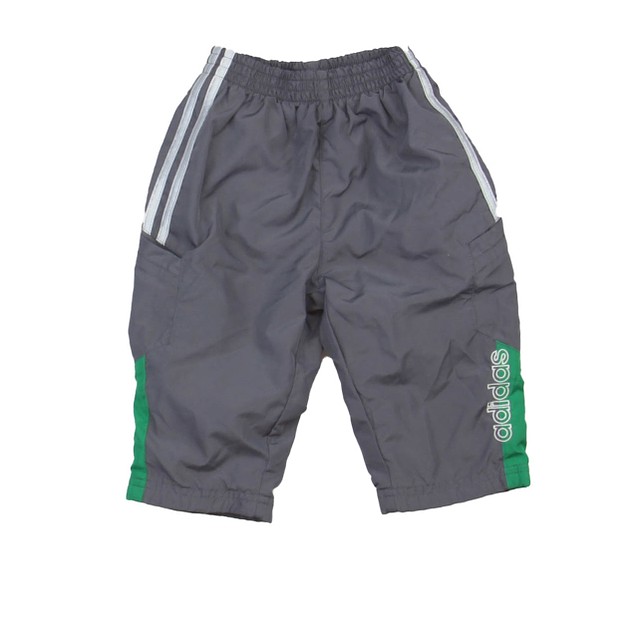 Adidas Gray | White | Green Athletic Pants 12 Months 