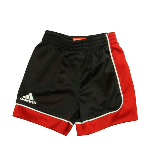 Adidas Black | Red Athletic Shorts 18 Months 