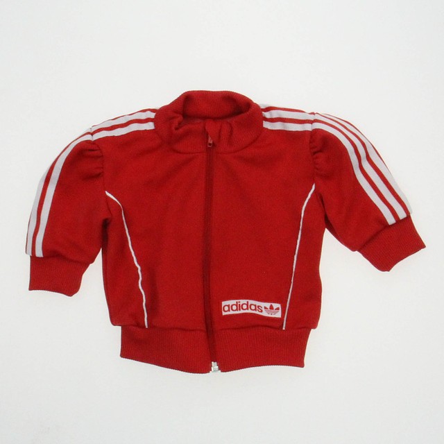 Adidas Red | White Jacket *6-12 Months 