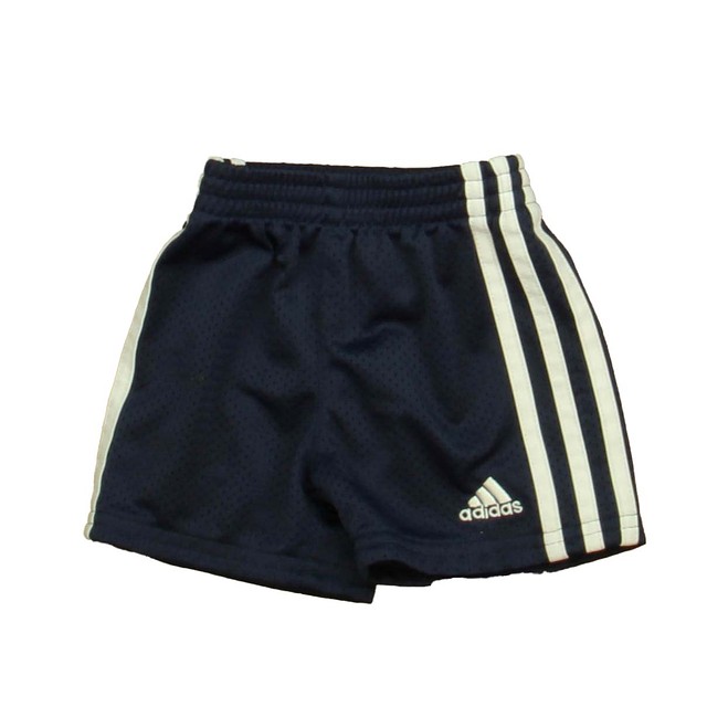 Adidas Navy | White Athletic Shorts 6 Months 