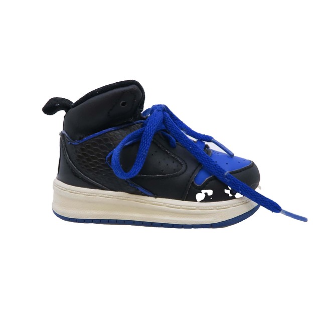 Air Jordan Black | Blue Sneakers 4 Infant 