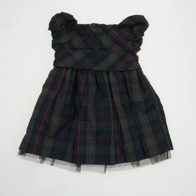 American Living Green | Navy | Plaid Special Occasion Dress 24 Months 