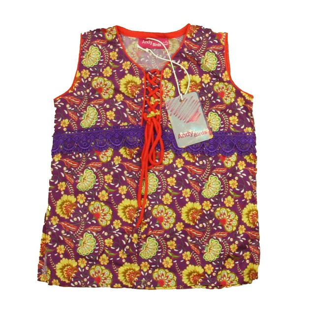 Andy Birds Purple | Red Dress 18-24 Months 