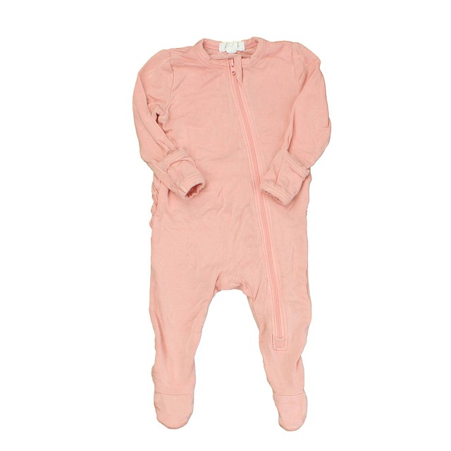 Angel Dear Pink 1-piece footed Pajamas 0-3 Months 