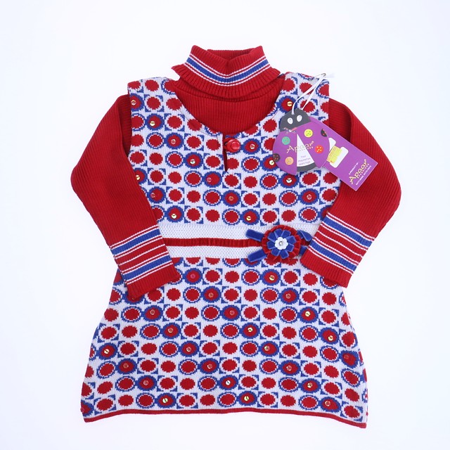 Apaar Fashions 2-pieces Red | White | Blue Jumper *2T 