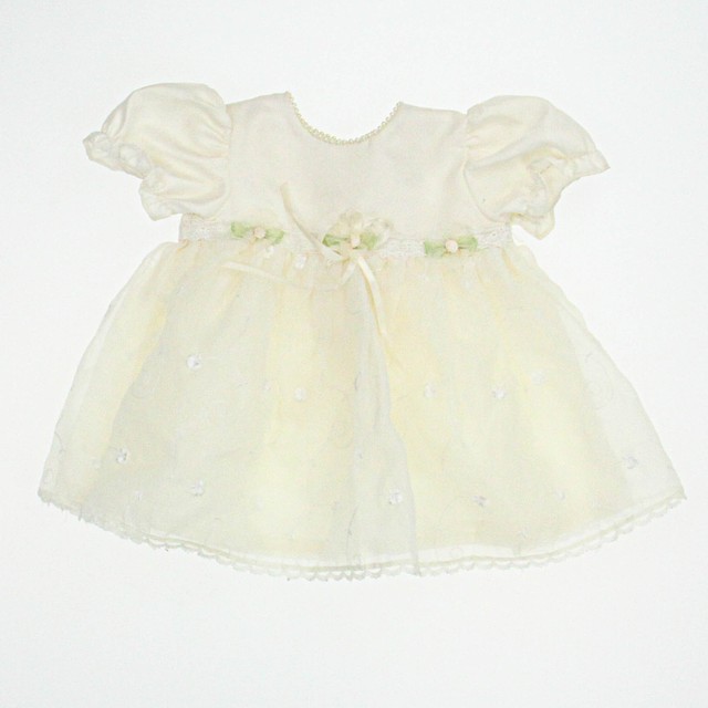 B.T. Kids Ivory Special Occasion Dress 3-6 Months 