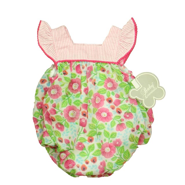 Baby Essentials Pink | Green Romper 6 Months 