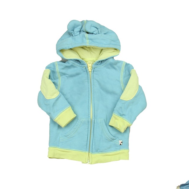 Baby Soy Blue | Green Hoodie 0-6 Months 