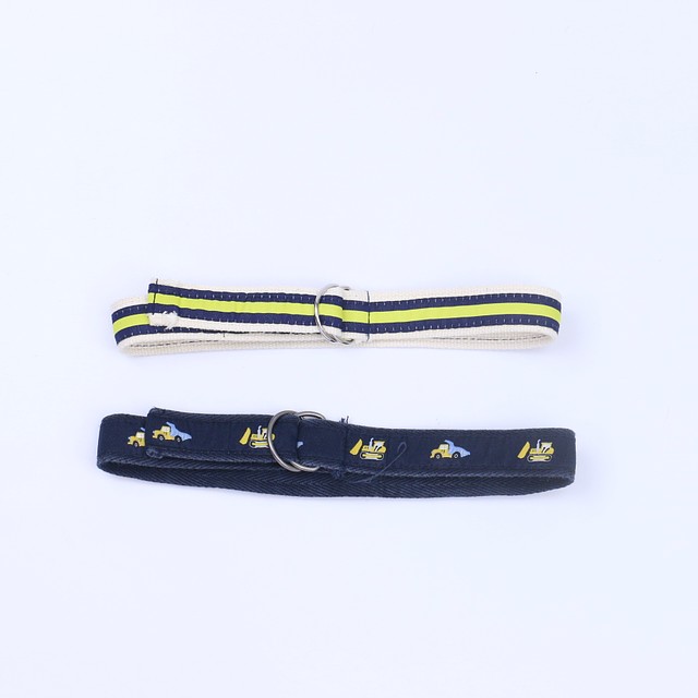 Bean Belts | Unknown Brand Set of 2 Navy | Yellow Accessory 9-18 Months 