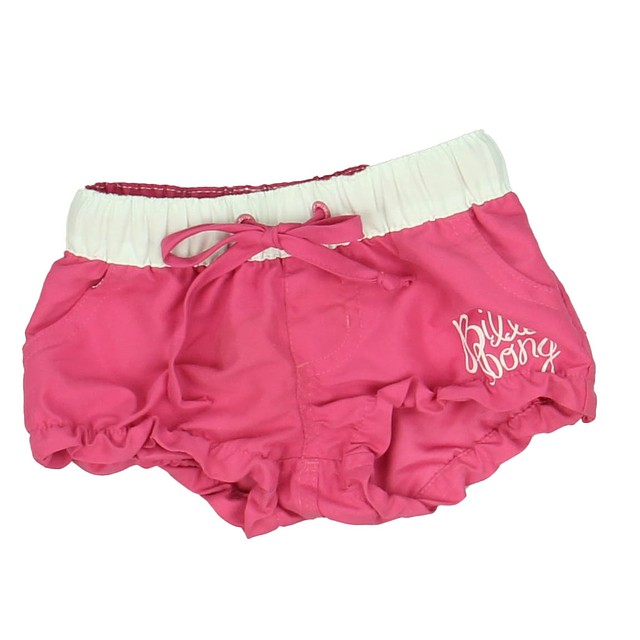 Billabong Pink Shorts 0-3 Months 