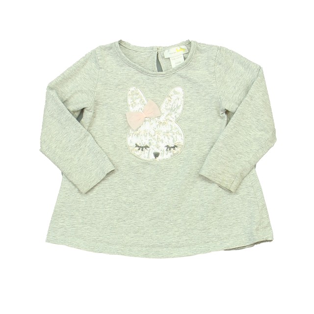 Bloomie's Baby Gray Bunny Long Sleeve Shirt 12 Months 
