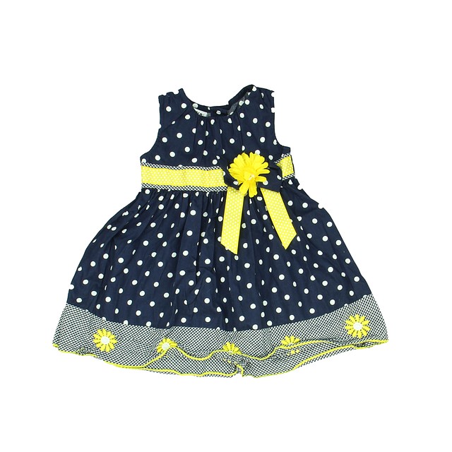 BlueBeri Boulevard Blue | Yellow Dress 18 Months 