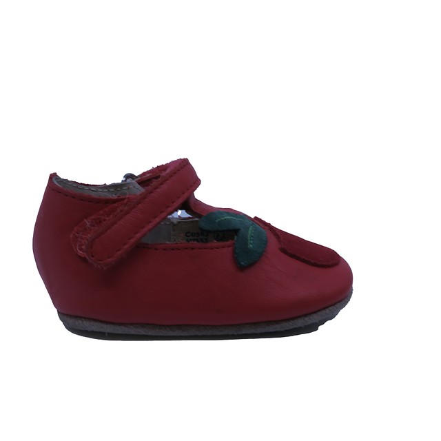 Boden Red Shoes 0-3 Months 