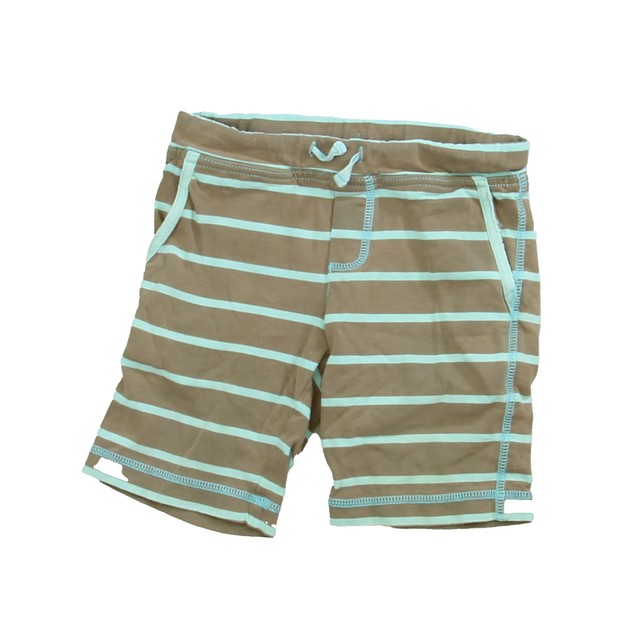 Boden Tan | Blue Stripe Shorts 18-24 Months 