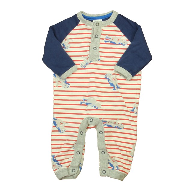 Boden Red | White | Blue Long Sleeve Outfit 3-6 Months 