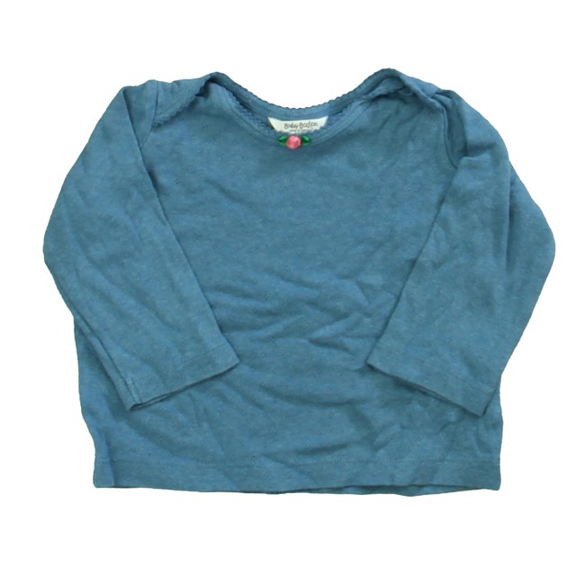 Boden Blue Long Sleeve T-Shirt 6-12 Months 