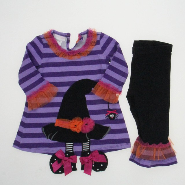 Bonnie Baby 2-pieces Black | Purple Apparel Sets 12 Months 