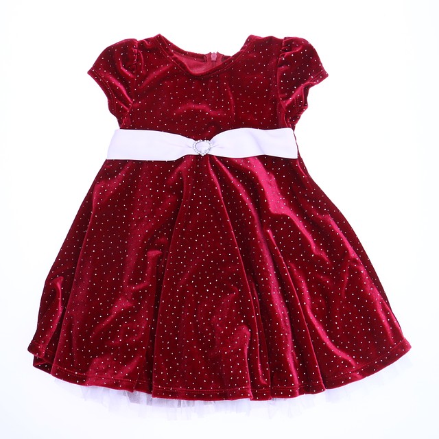 Bonnie Jean Red Dress 2T 