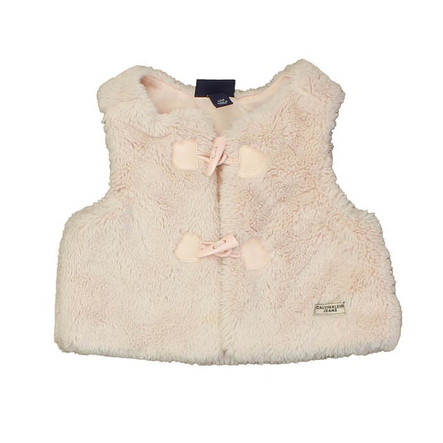 Calvin Klein Pink | Faux Fur Vest 12 Months 