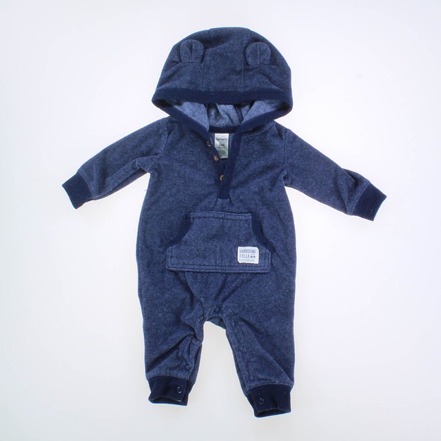 Carter's Navy Long Sleeve Outfit 3 Months 