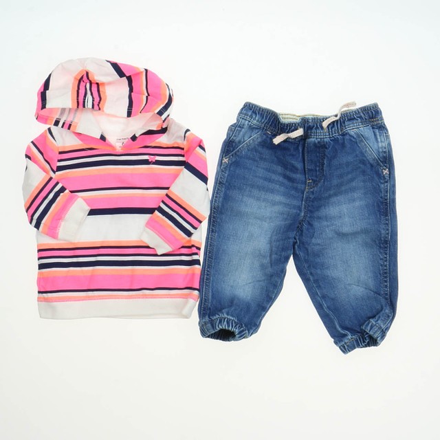 Carter's | H&M 2-pieces Pink |Blue Apparel Sets 4-6 Months 