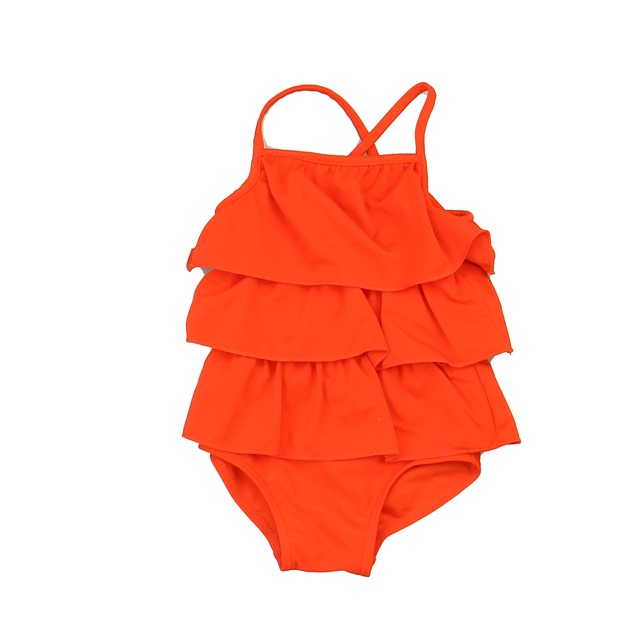 Carter's Orange 1-piece Swimsuit 12 Months 