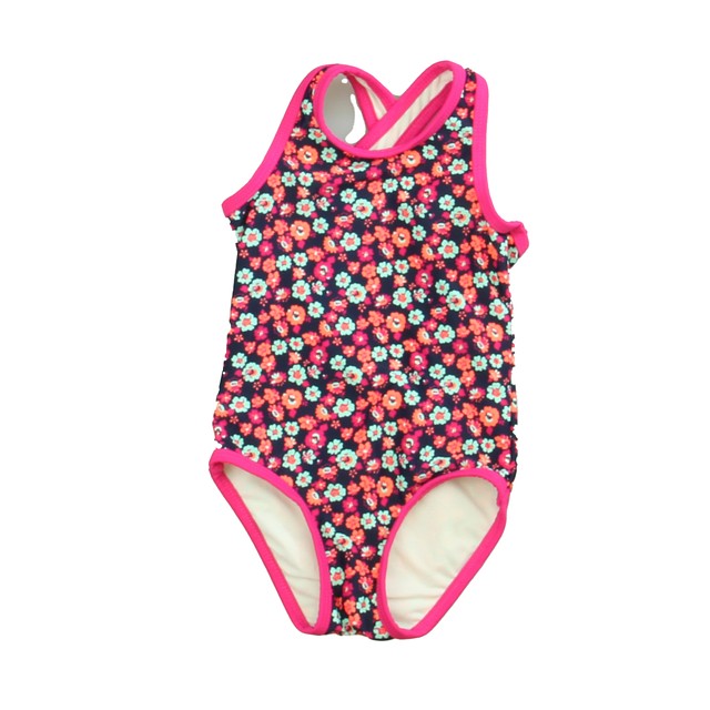 Cat & Jack Pink Floral 1-piece Swimsuit 18 Months 