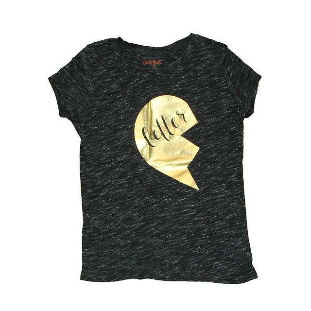 Cat & Jack Grey | Gold T-Shirt 6 Years 