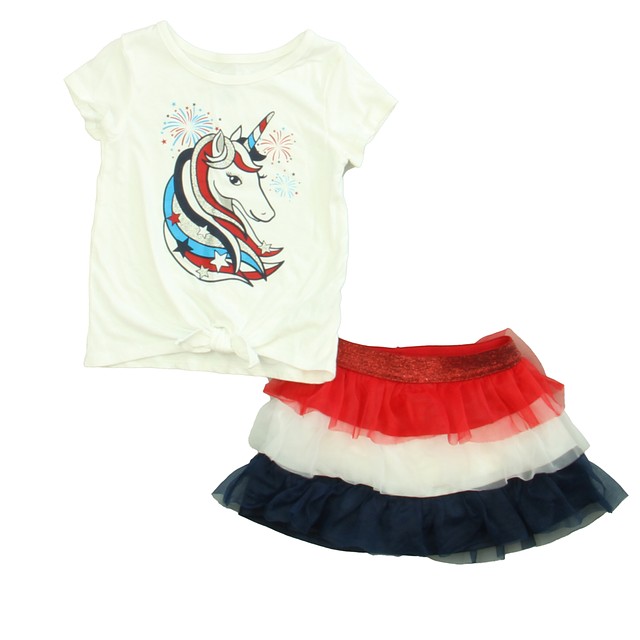 Celebrate 2-pieces Red | Blue | White Apparel Sets 18 Months 
