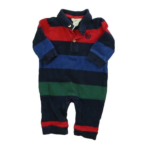 Chaps Navy | Red Stripe Long Sleeve Outfit 3 Months 