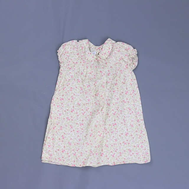 Charabia Pink | Green Dress 12 Months 