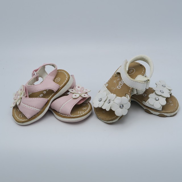 Circo Set of 2 Pink | White Sandals 2 Infant 
