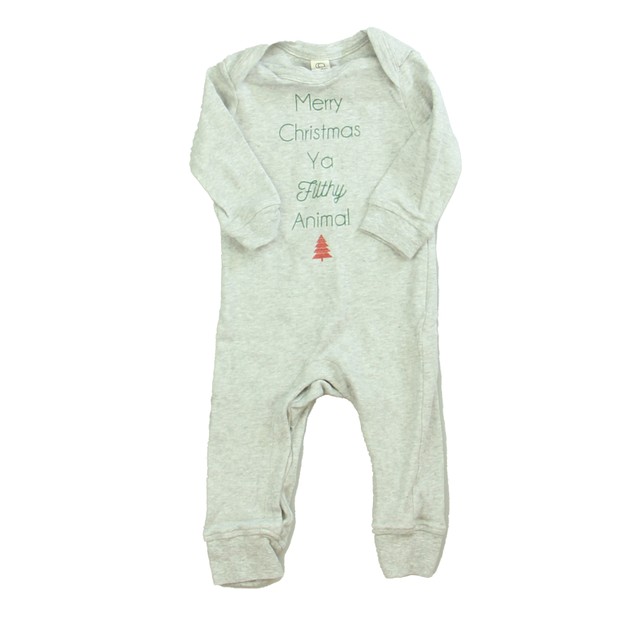 Colored Organics Grey 1-piece Non-footed Pajamas 6-12 Months 