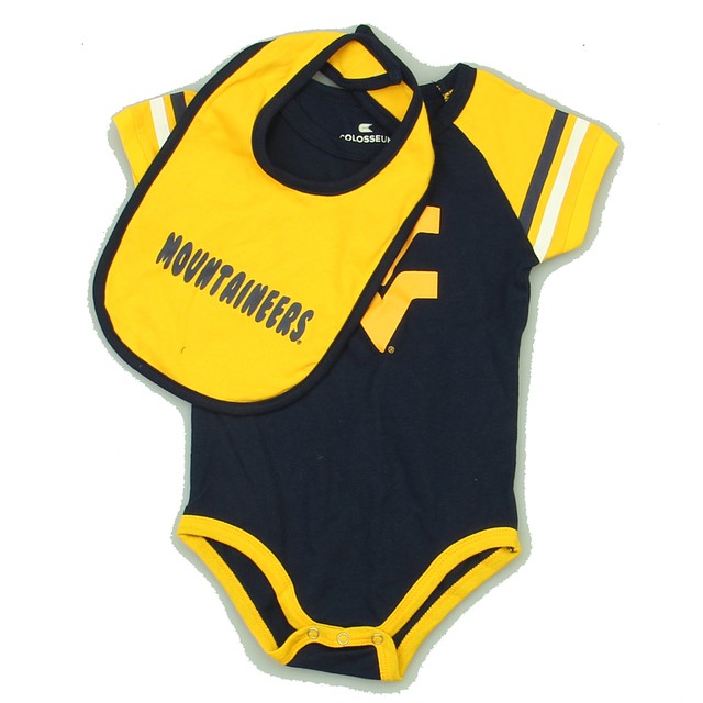 Colosseum 2-pieces Blue | Yellow "Mountaineer" Onesie 6-12 Months 