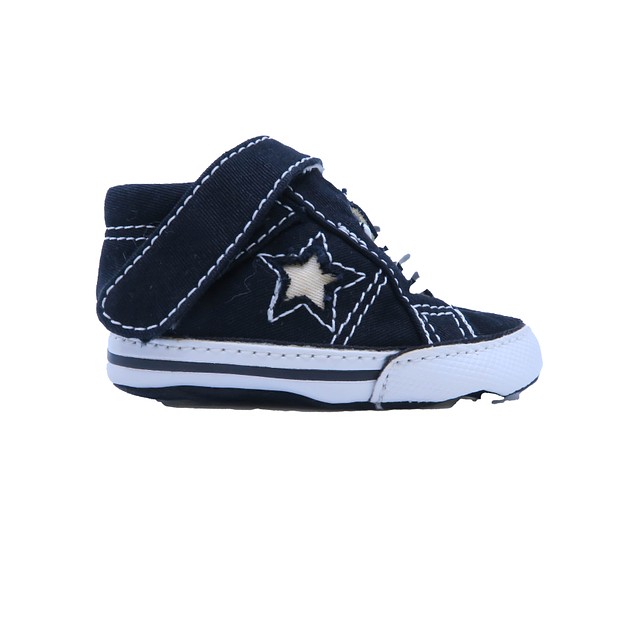 Converse Black | White Booties 1 Infant 