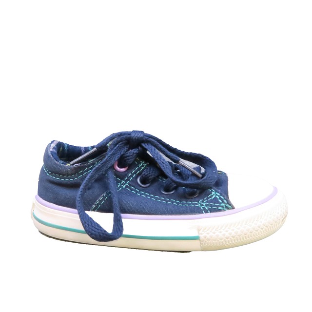 Converse Navy | Purple Sneakers 6 Toddler 