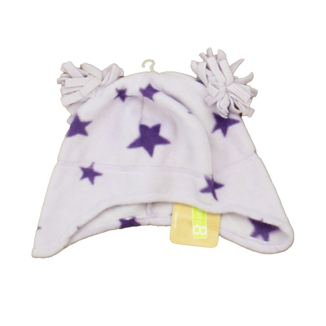 Crazy 8 Purple Stars Winter Hat 2-3T 