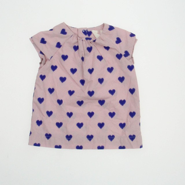 Crewcuts Pink | Blue Hearts Dress 0-6 Months 