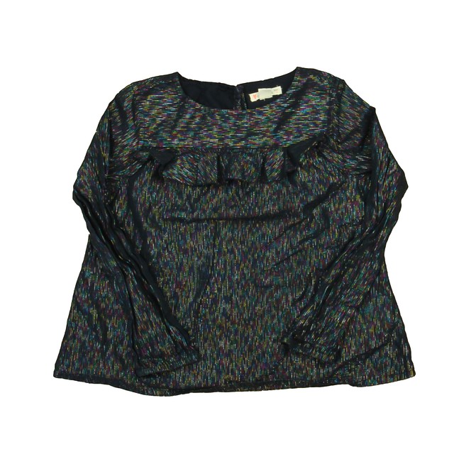 Crewcuts Navy Sparkle Blouse 7 Years 