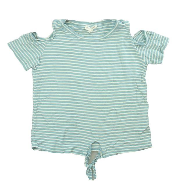 Crown of Hearts Blue | White Stripe Shirt 6 Years 