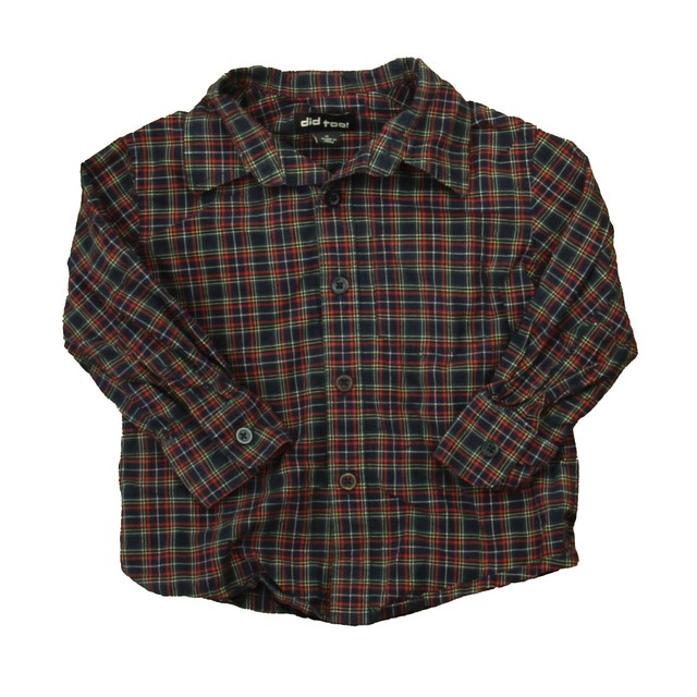 Did too! Navy | Red Plaid Button Down Long Sleeve 2T 