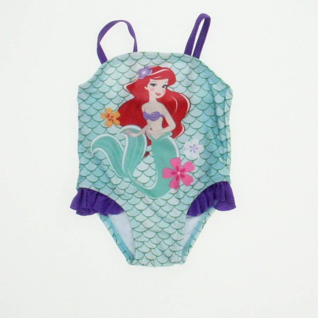 Disney Aqua | Purple 1-piece Swimsuit 3-6 Months 