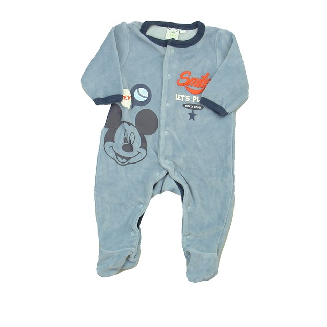 Disney Blue "Mickey" Long Sleeve Outfit 3 Months 