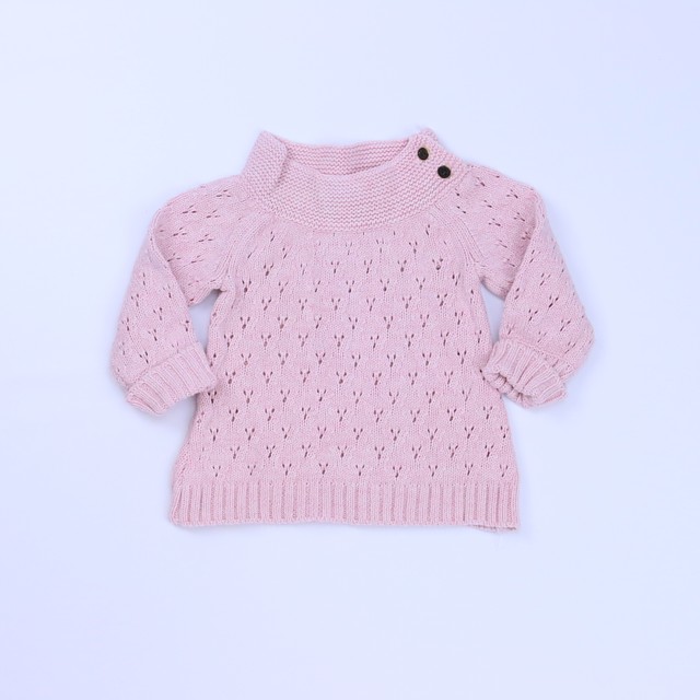 Egg Pink Sweater Dress 3-6 Months 